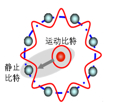 环型光晶格中单原子量子比特的转移